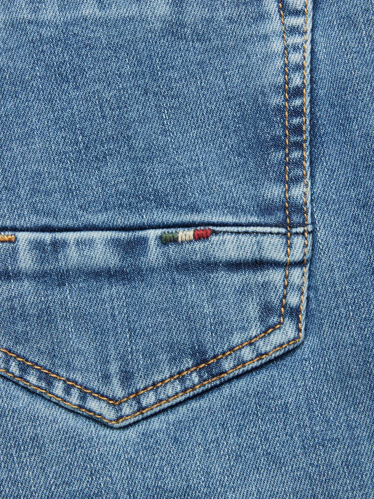 Blue de Gênes Vinci Pala Used Jeans in Denim Blue