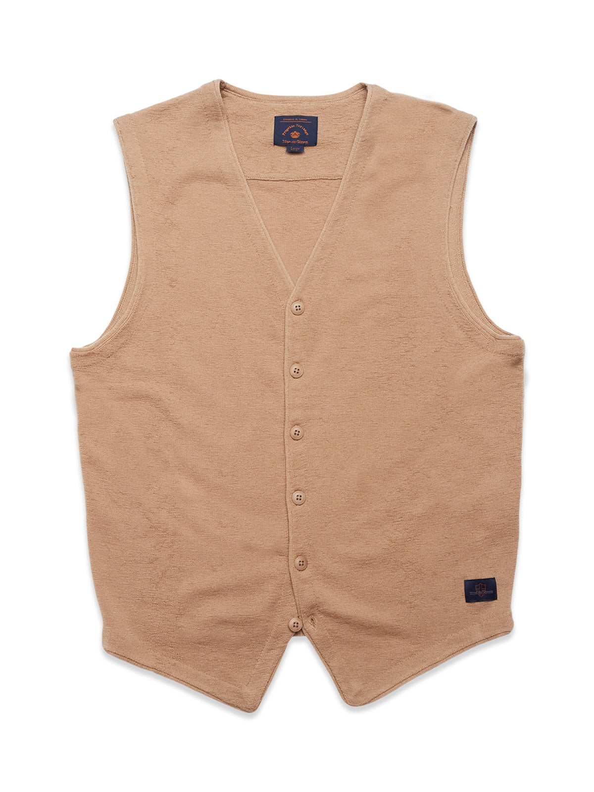 Blue de Gênes Zorba Knit Waistcoat in Tuape