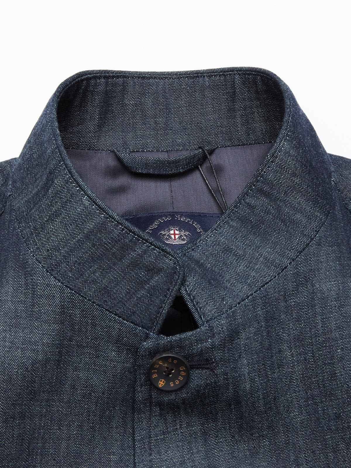 Blue de Gênes Casella Wasabi Blazer in Denim Blue