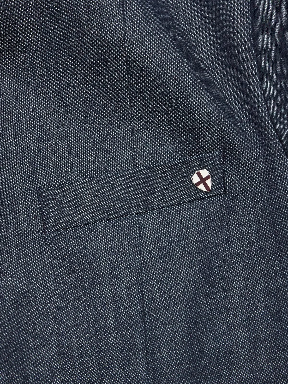 Blue de Gênes Casella Wasabi Blazer in Denim Blue