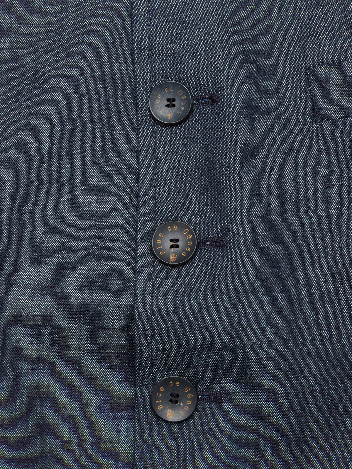 Blue de Gênes Casella Wasabi Blazer in Denim Blue
