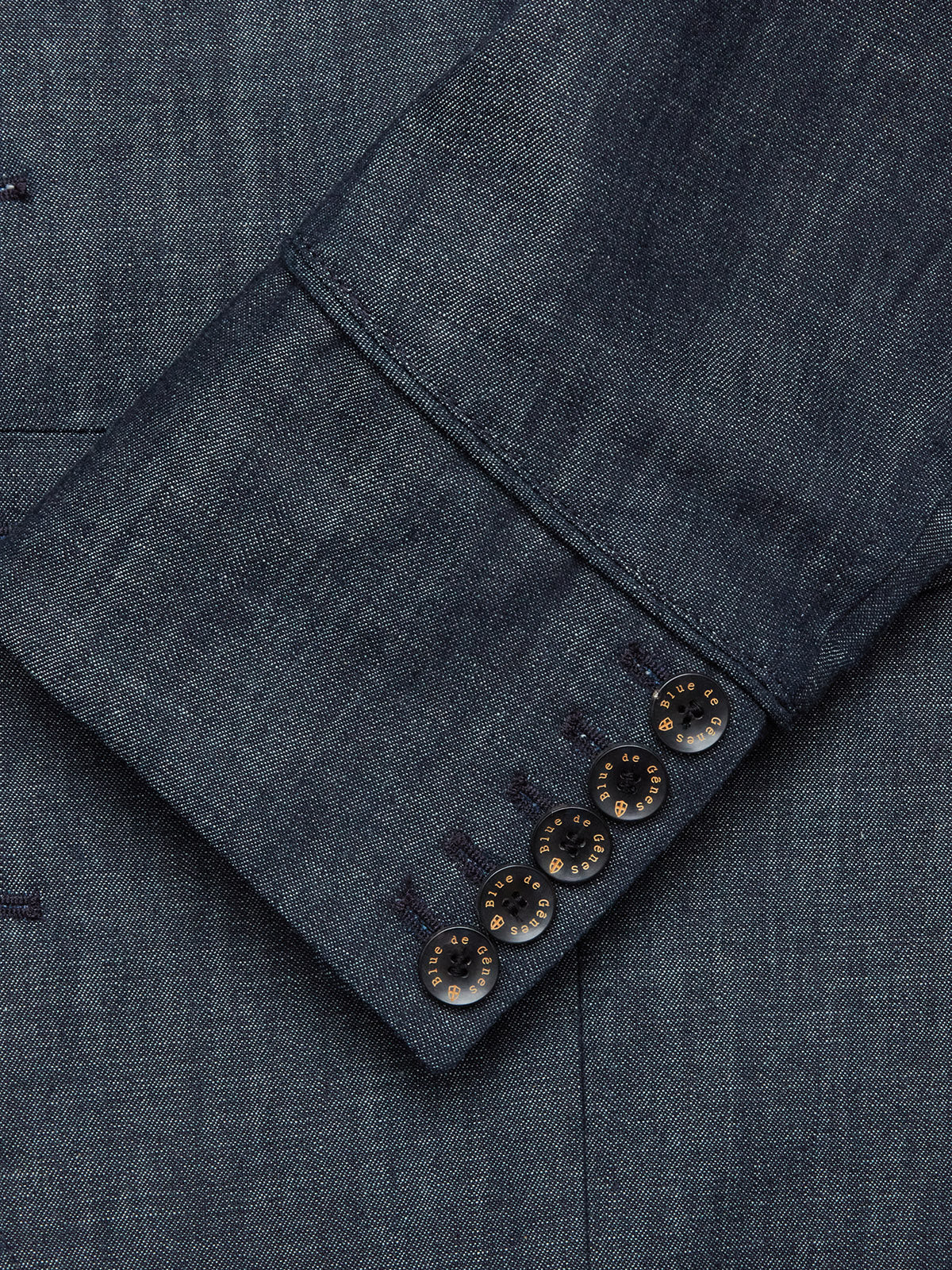 Blue de Gênes Casella Wasabi Blazer in Denim Blue