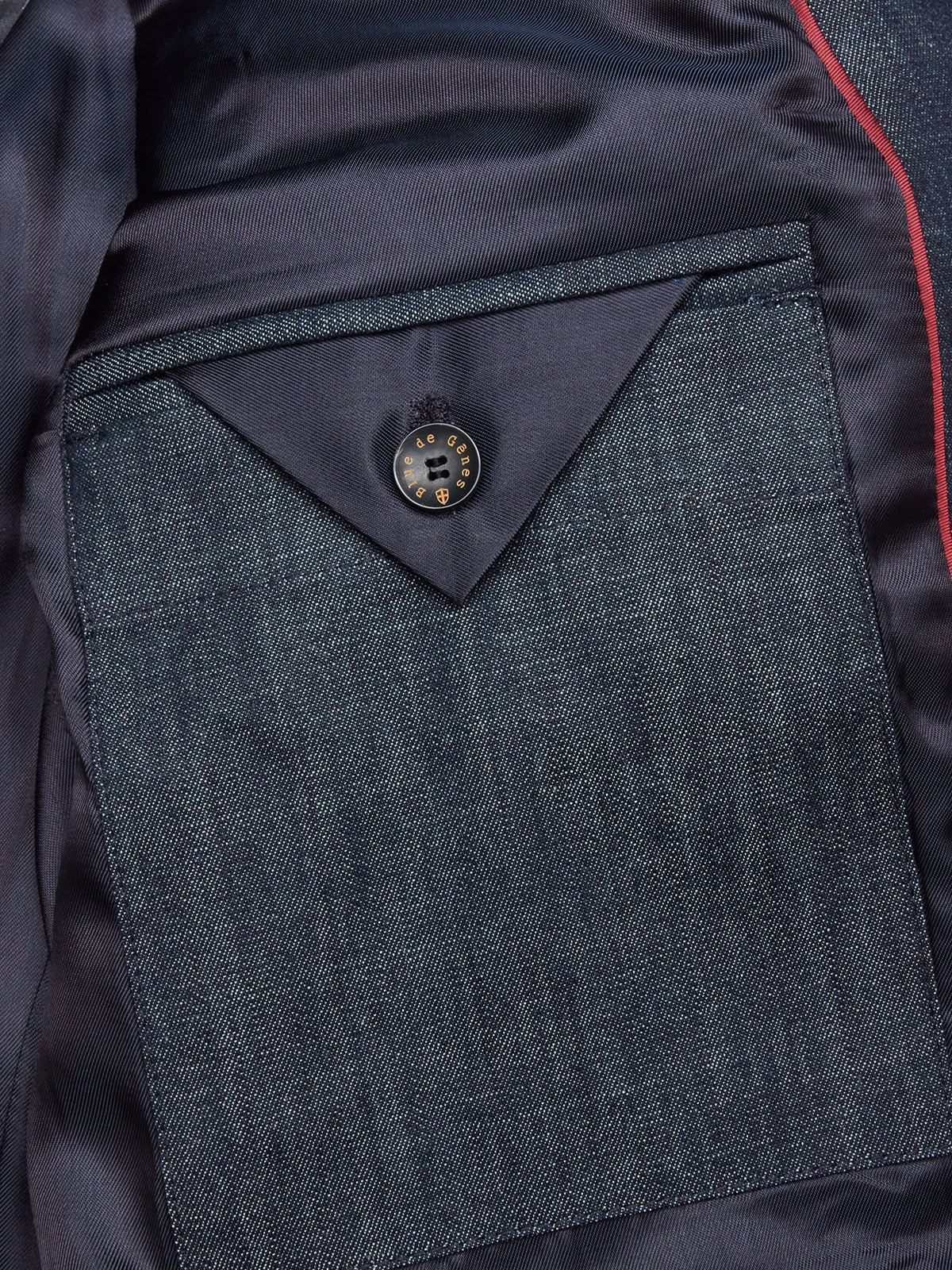 Blue de Gênes Casella Wasabi Blazer in Denim Blue