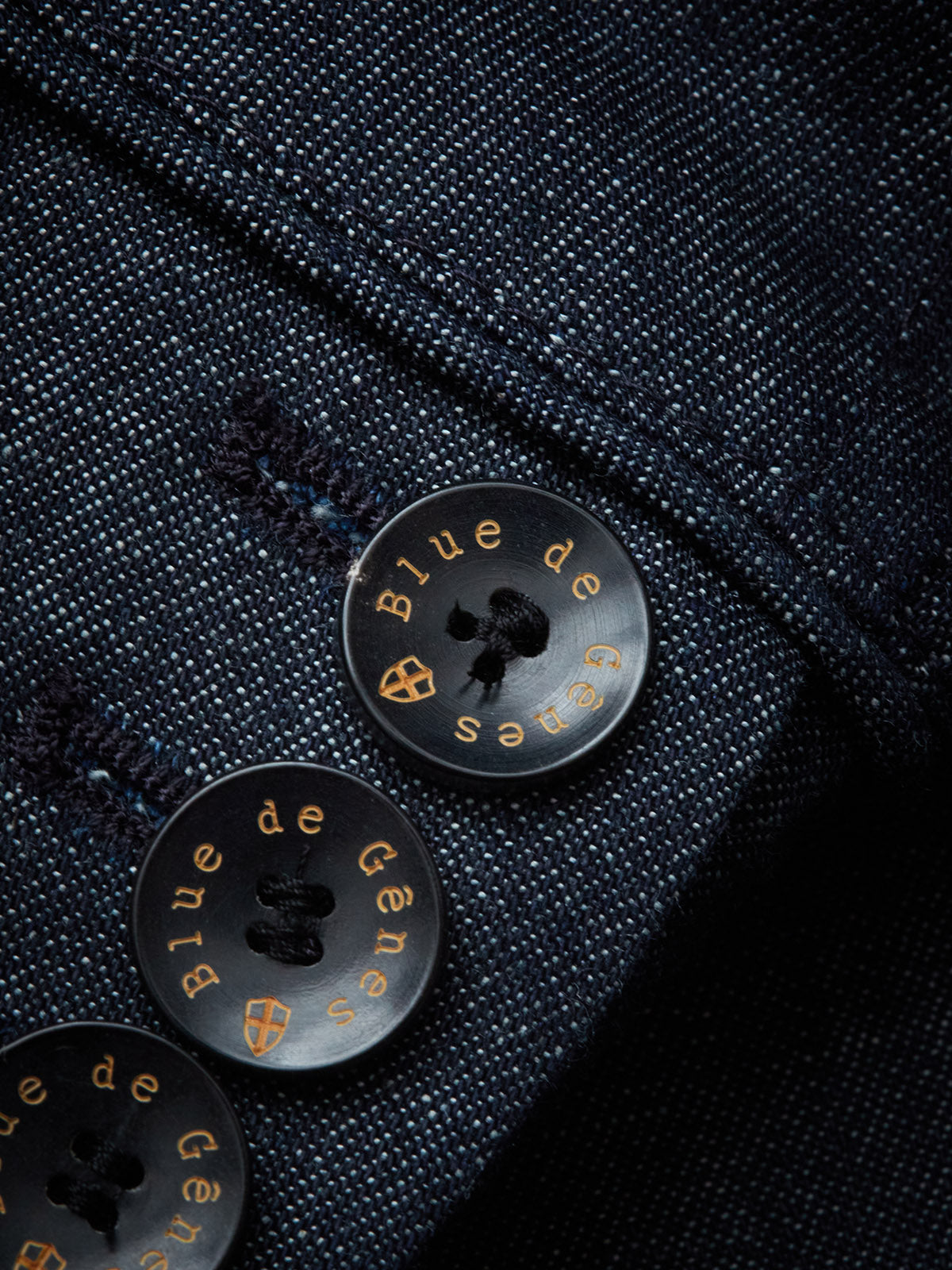 Blue de Gênes Casella Wasabi Blazer in Denim Blue