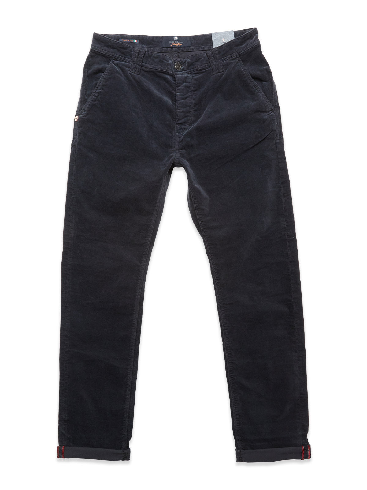 Blue de Gênes Paulo Pinto Trousers in Dark Navy