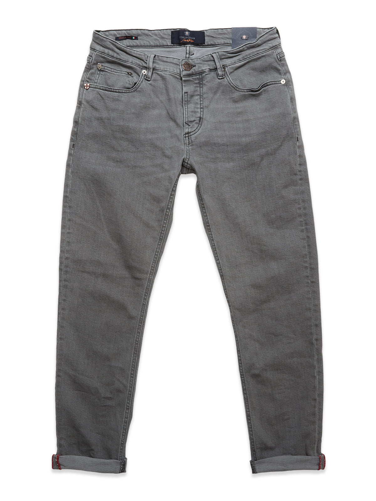 Blue de Gênes Vinci Black Grey Jeans