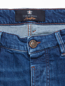 Blue de Gênes Vinci Night Jeans Mid Blue Denim