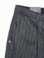 Blue de Gênes Panco Dori Chino in Grey stripe