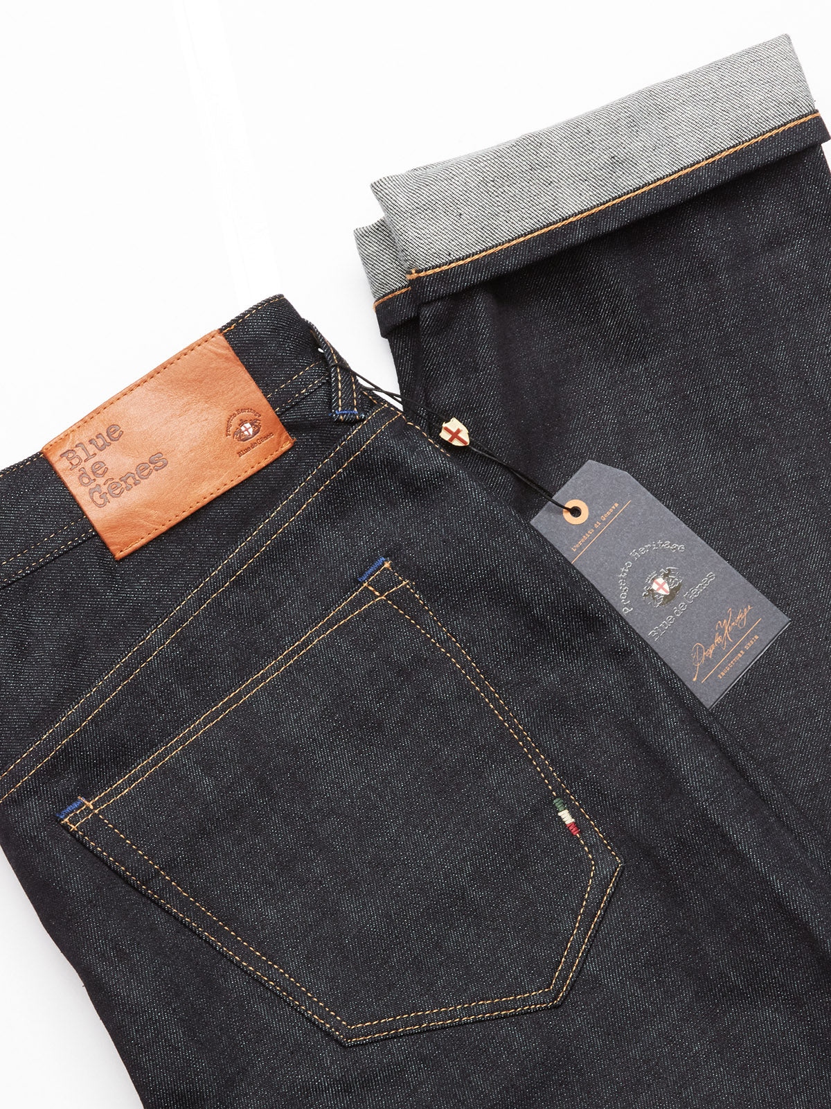 Blue de Gênes Giacomo Selvedge Jeans Raw Denim