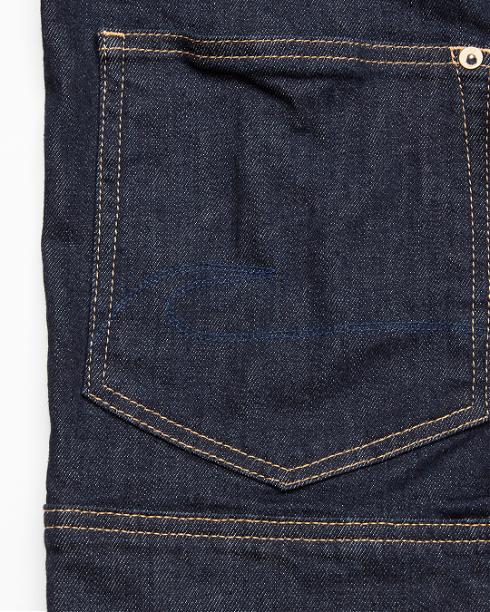 Blue De genes Cosimo Trucker Jacket in Dark Blue Denim