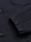 Blue de Gênes Gabbiano Dobby Blazer Dark Navy