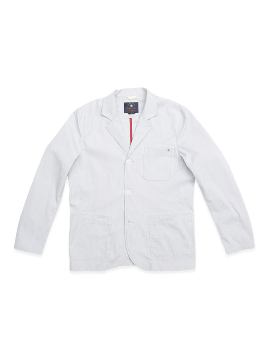 Blue de Gênes Gabbiano Riga Blazer Blue Stripe