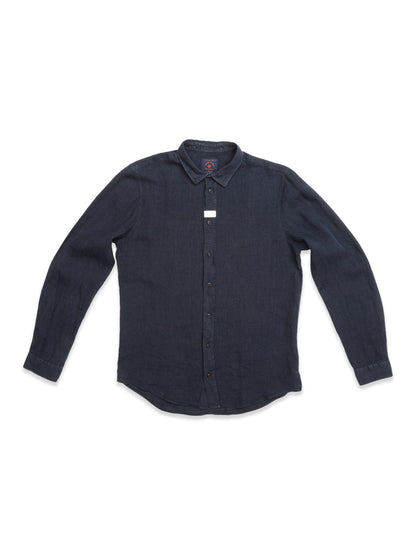 Blue de Gênes Enrico Beach Shirt Navy