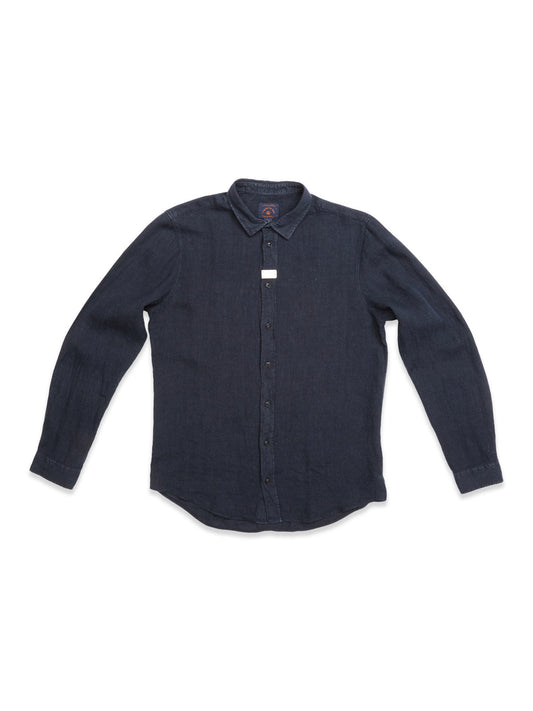 Blue de Gênes Enrico Beach Shirt Navy