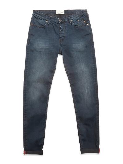 Blue De genes Repi BlueBlk Used Jeans in Blue Black Denim