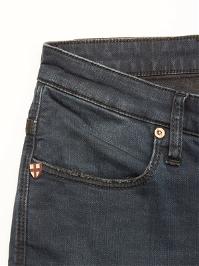 Blue De genes Repi BlueBlk Used Jeans in Blue Black Denim
