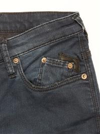 Blue De genes Repi BlueBlk Used Jeans in Blue Black Denim