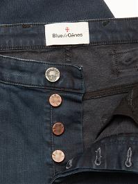 Blue De genes Repi BlueBlk Used Jeans in Blue Black Denim