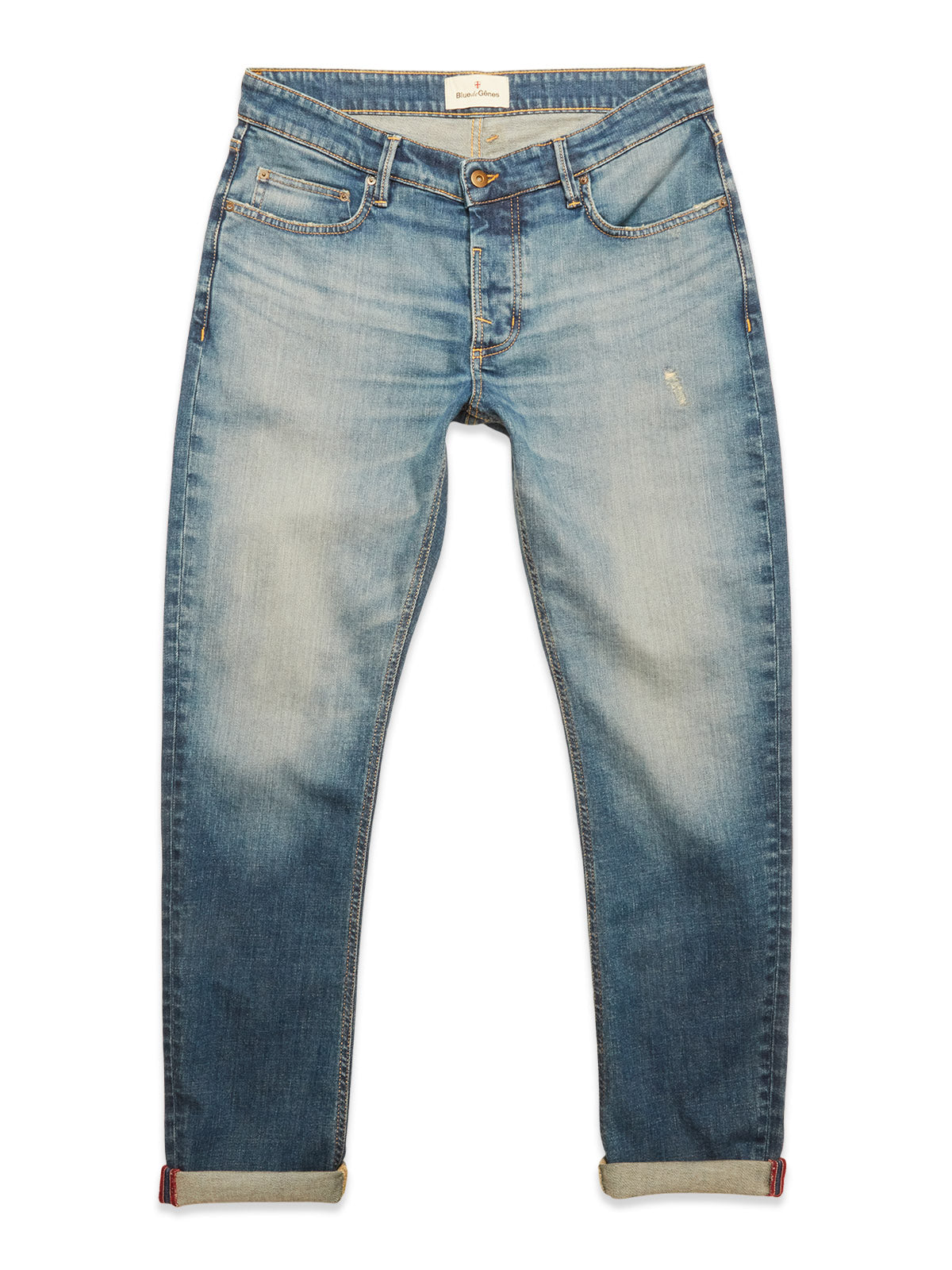 Blue De Genes Vinci Girisha Used wash Jeans