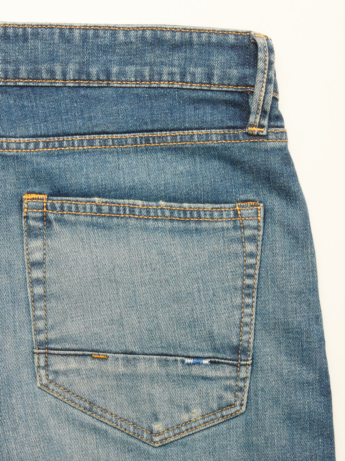 Blue De Genes Vinci Girisha Used wash Jeans