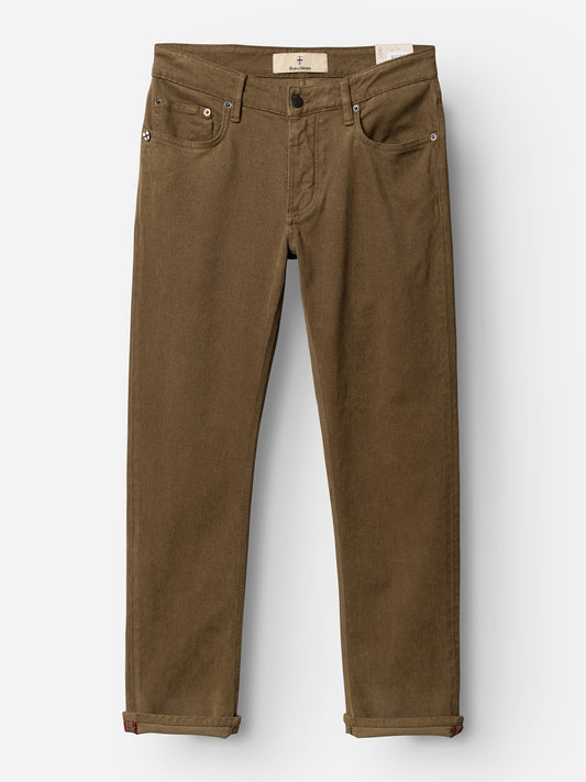 Blue De genes Vinci Iro Pant in Beech Green