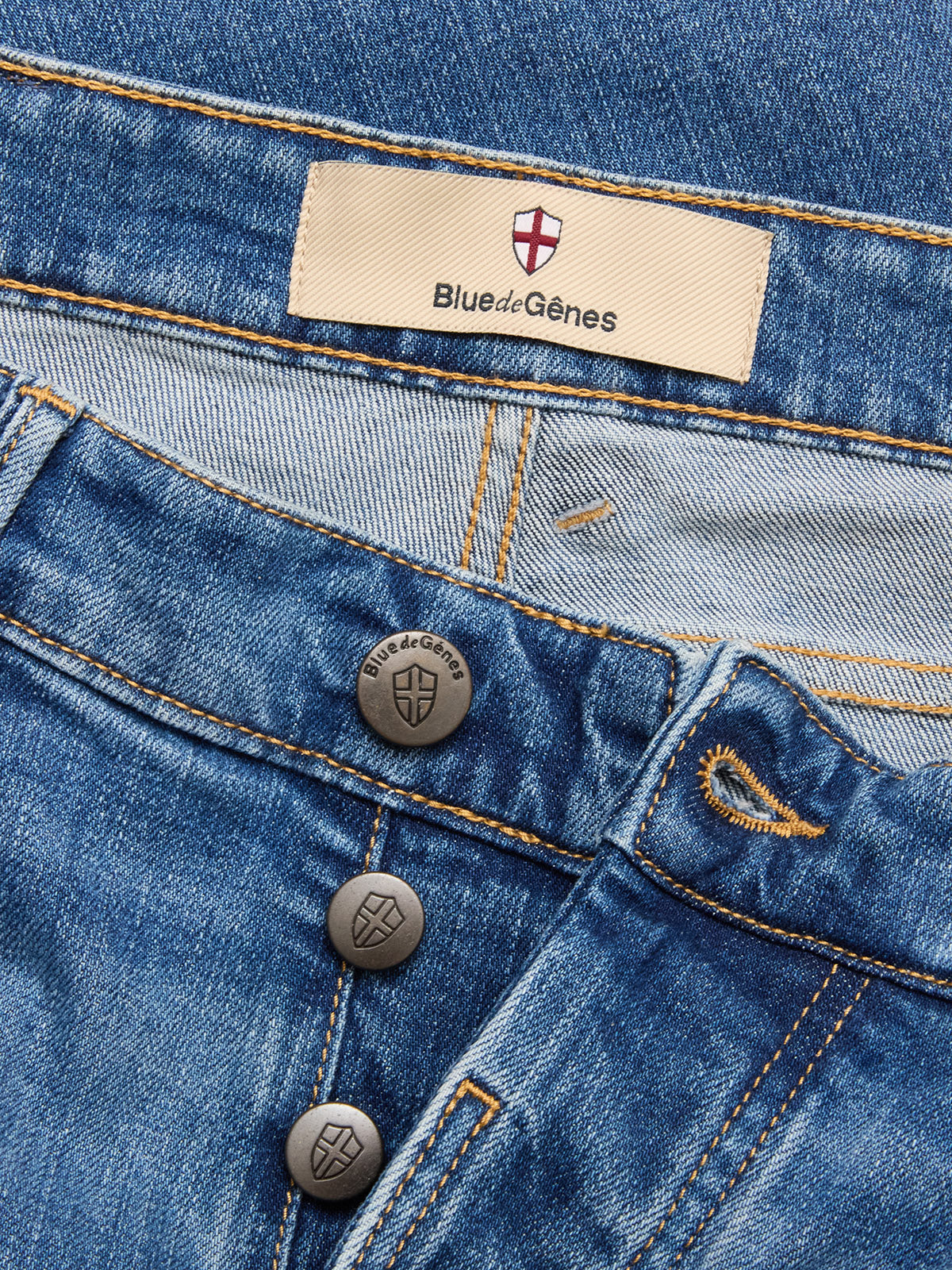 blue de genes BGvinci Hera Used Jeans in Vintage Wash