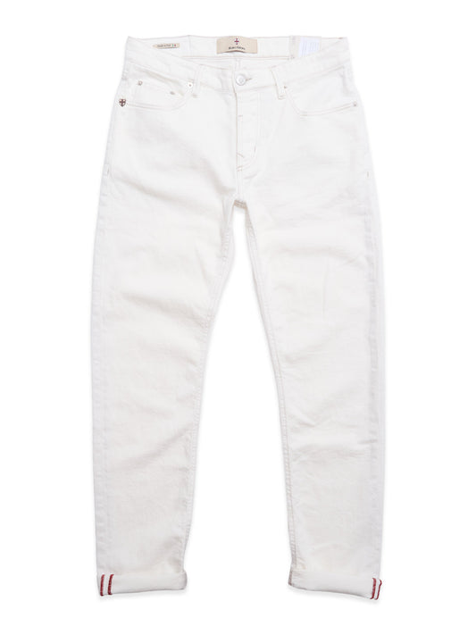 blue de genes BGvinci Bianco Jeans in Vintage Wash