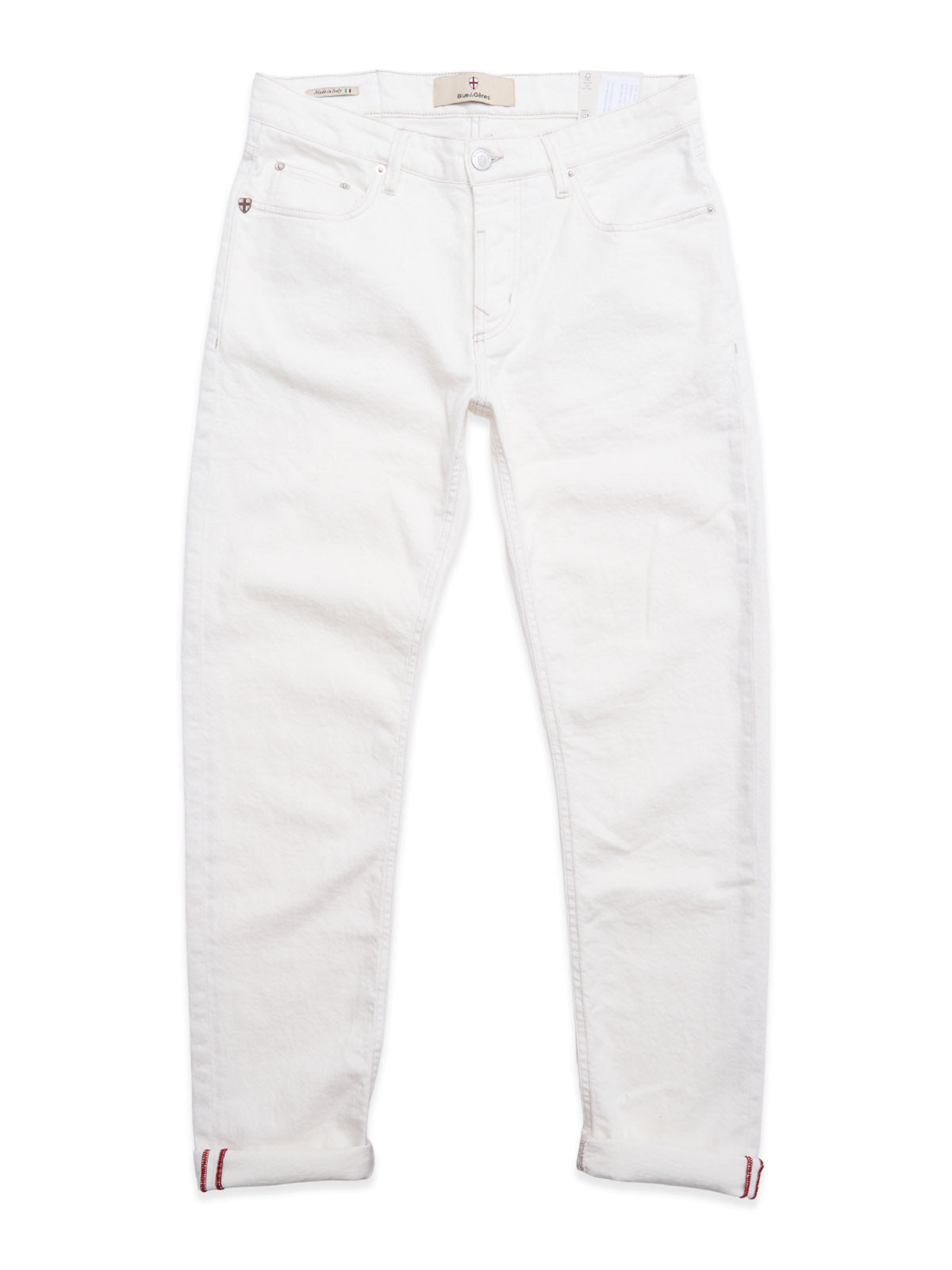 blue de genes BGvinci Bianco Jeans in Vintage Wash