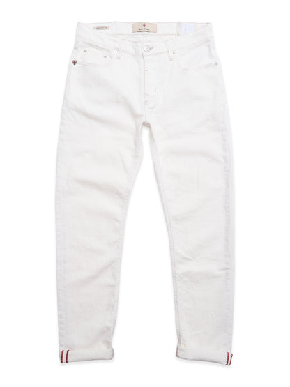 blue de genes BGvinci Bianco Jeans in Vintage Wash