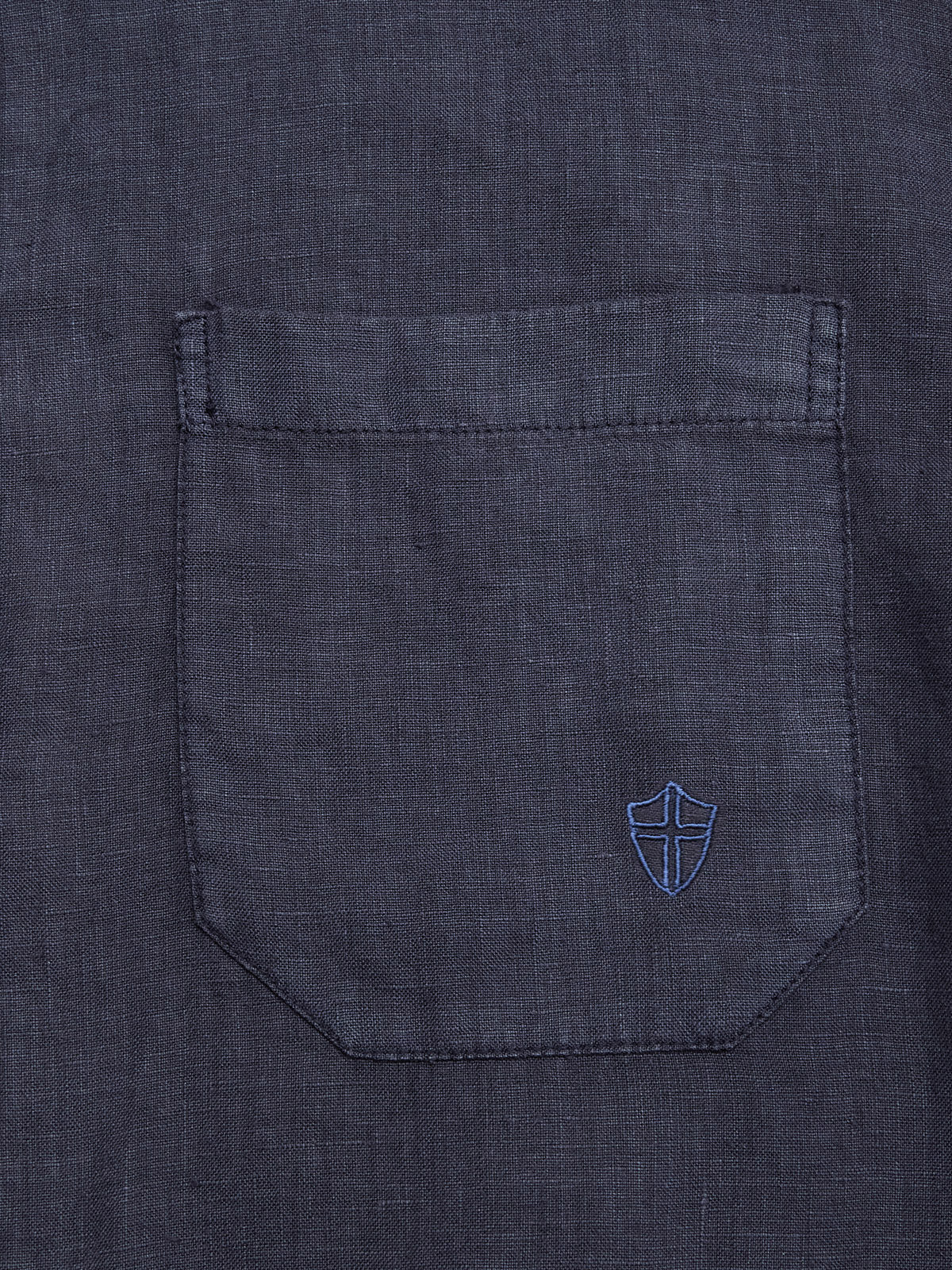 Blue de Gênes BGenric Hope Langarmhemd – Dark Navy – Ansicht 2