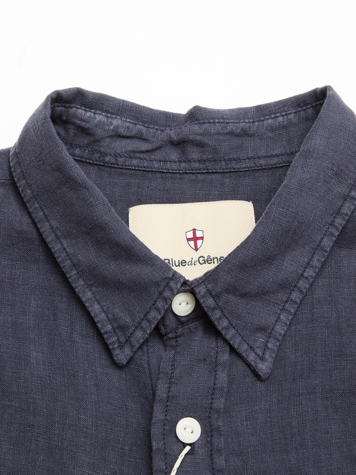 Blue de Gênes BGenric Hope Langarmhemd – Dark Navy – Ansicht 3