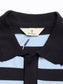 blue de genes BGwally Stripe Polo in Dark Navy Vintage Wash