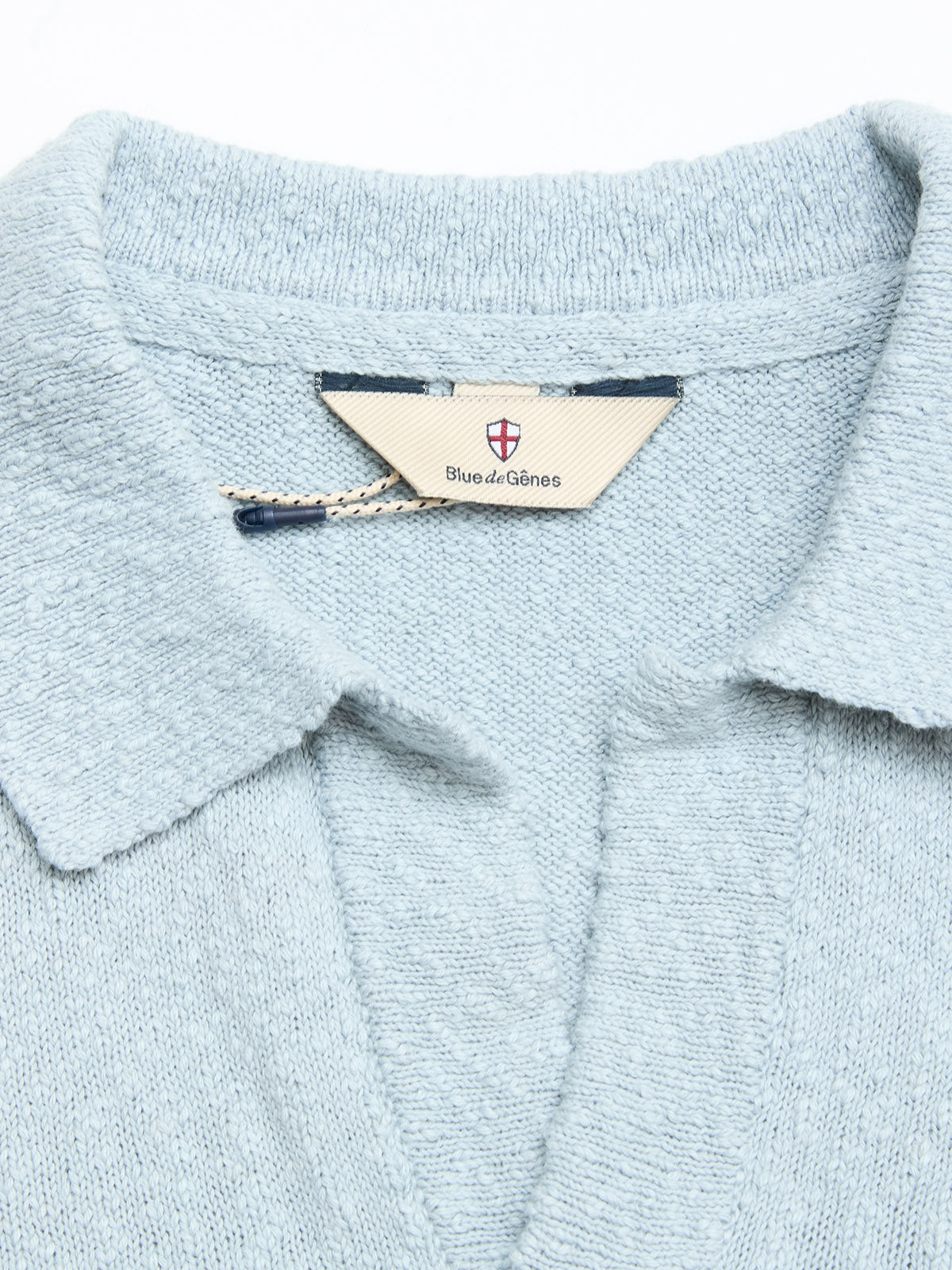 Blue de Genes BGjohn Slubby Polo