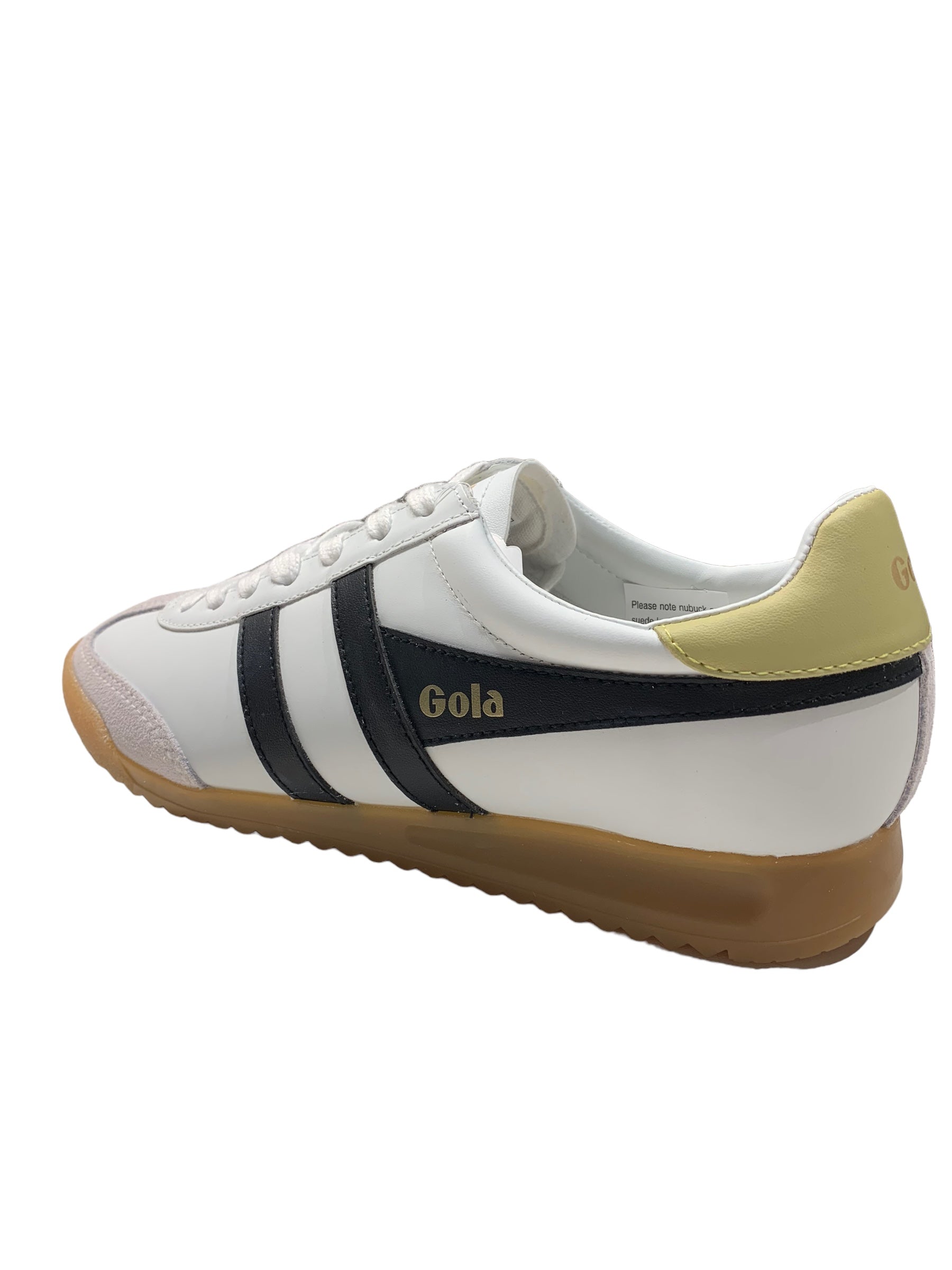 GOLA Classics Torpedo Ladies in Weiß/Schwarz/lemon
