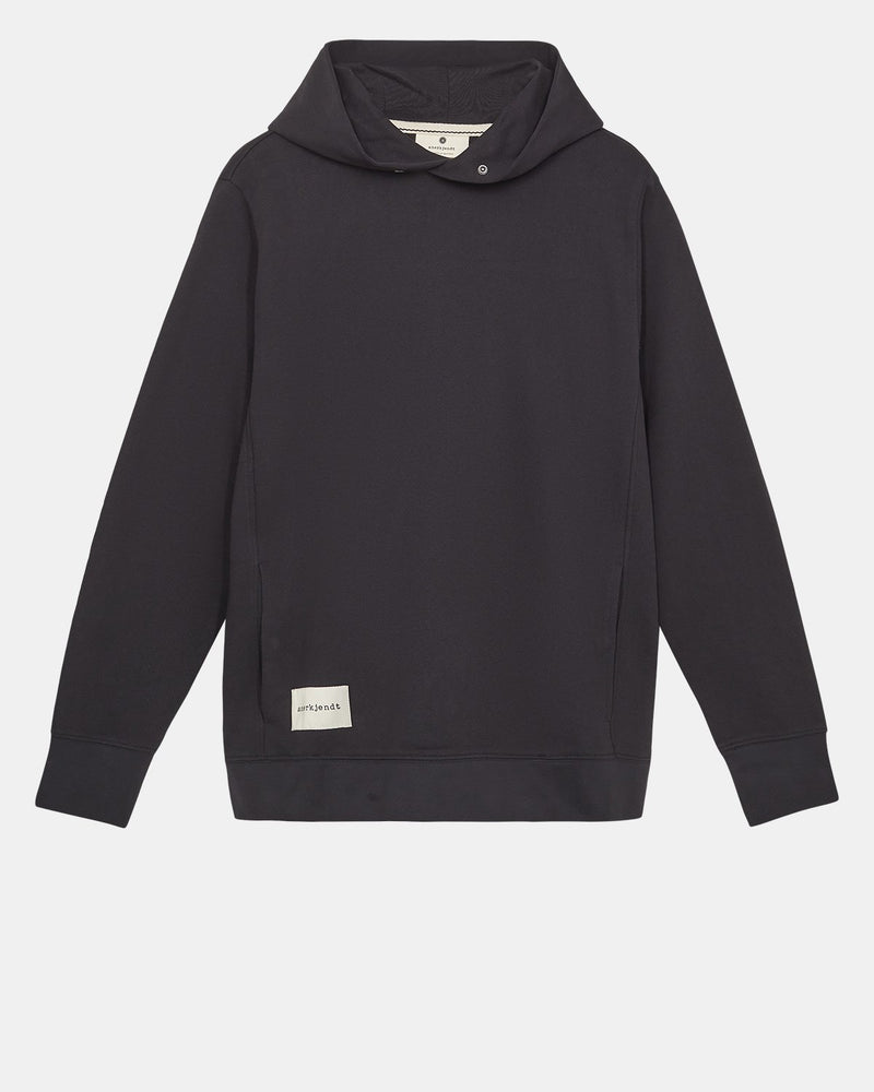ANERKJENDT AKMELVIN HOODIE NOOS - GOTS in Caviar