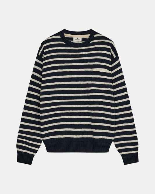 ANERKJENDT AKKNUD STRIPE POCKET KNIT