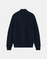 ANERKJENDT AKSUNE PATENT HALF ZIP KNIT in Sky Captain