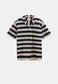 ANERKJENDT AKLEANDER STRIPE LACE SS SHIRT in Tofu