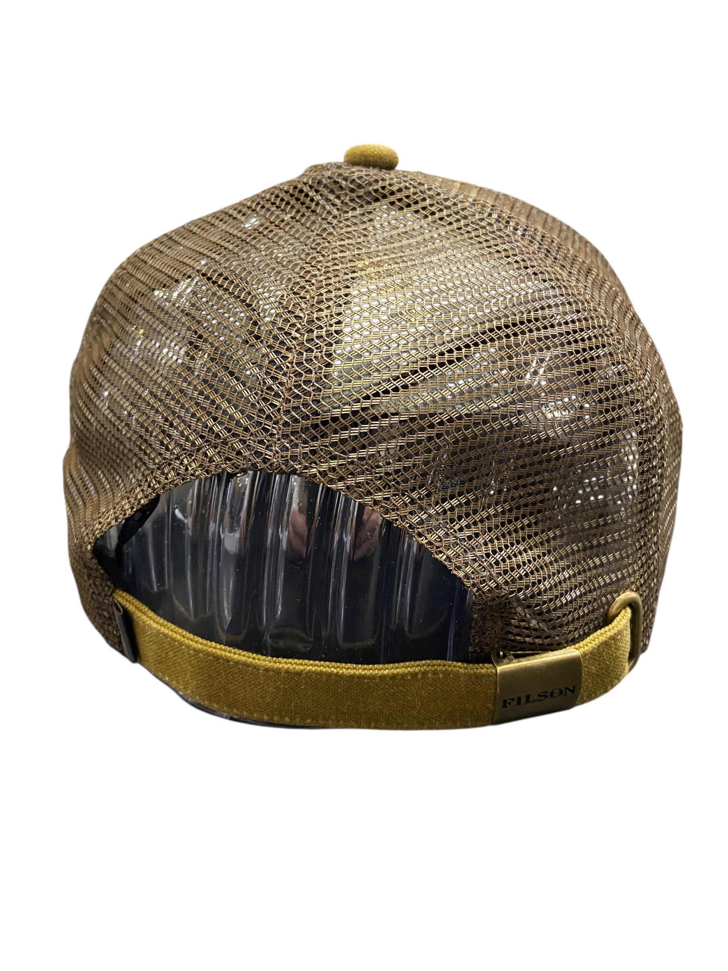 Filson SCENIC WAXED LOGGER MESH CAP OIL FINISH TIN CLOTH