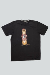 Lakor an otter coffee t-shirt