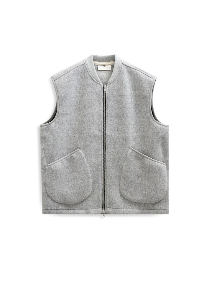 Anerkjendt AKROBIN BOILED WOOL GILET