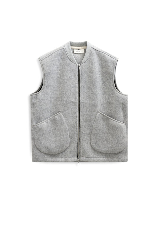 Anerkjendt AKROBIN BOILED WOOL GILET