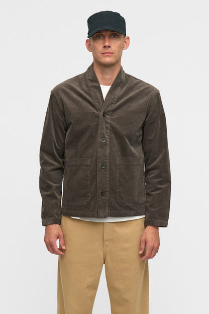 Anerkjendt AKOTTO CORD OVERSHIRT in Magnet