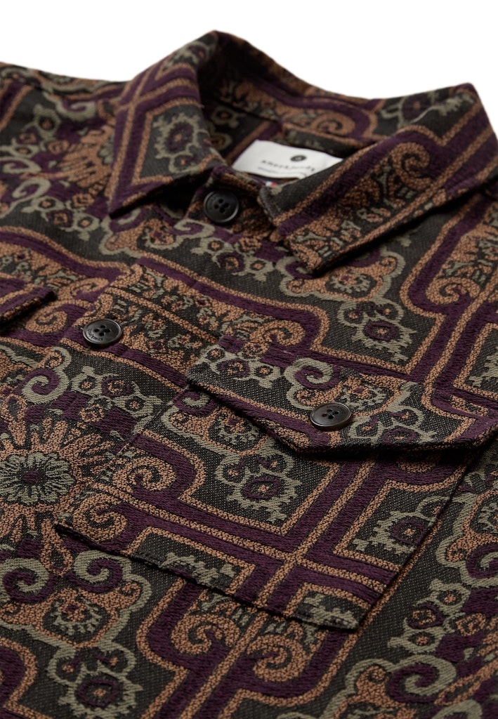 Anerkjendt AKOSCAR PAISLEY JACQ OVERSHIRT