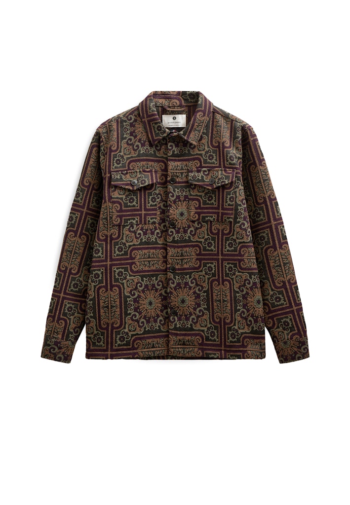 Anerkjendt AKOSCAR PAISLEY JACQ OVERSHIRT