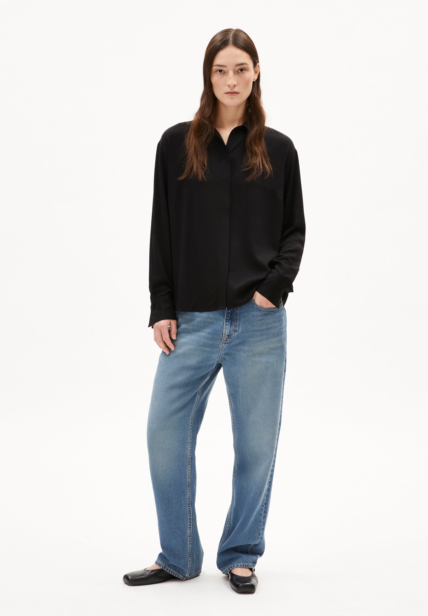 Armedangels Larisaana Longsleeve Blouse Damen HW26