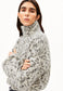 Armedangels Mohair Blend Dots Knit Sweater Damen in oatmilk-black