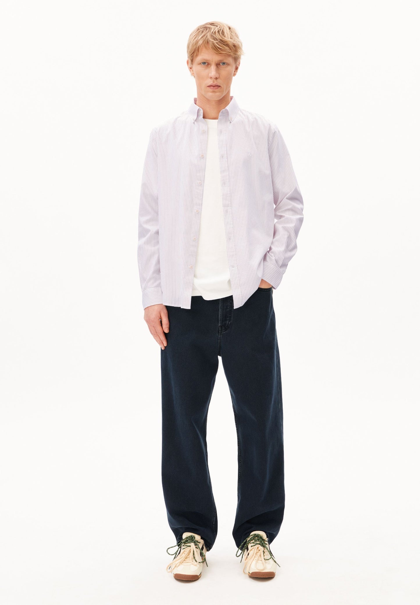 Armedangels Quaasa Stripe Longsleeve Shirt Herren HW26