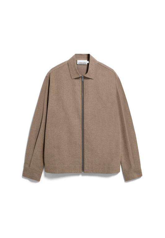 Armedangels Structure Zip Jacket Herren in honey reed