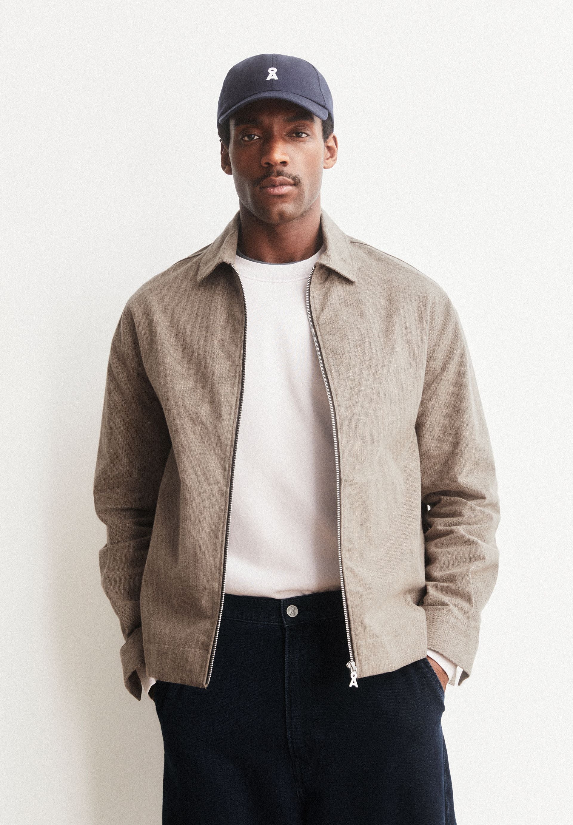 Armedangels Structure Zip Jacket Herren in honey reed